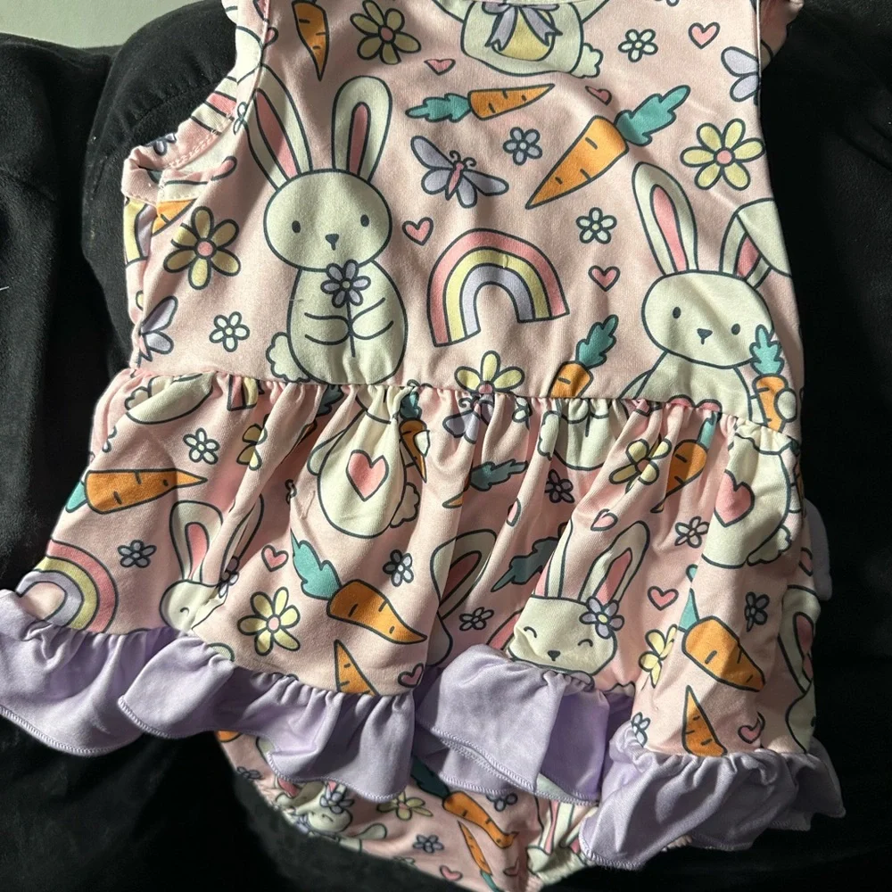 Pete and Lucy Pink Floral Baby diaper cover